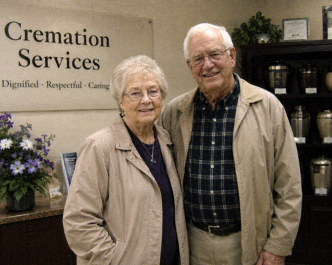 Rachel and Dan, founders of Evergreen Paws Pet Cremation
